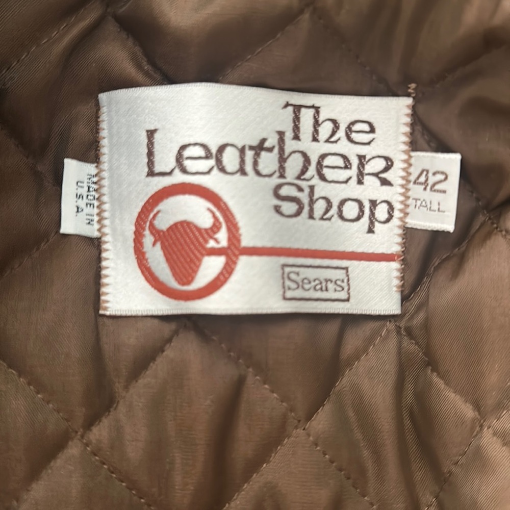 Sears Leather Shop bomber jacket